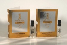 2x Paco Rabanne 1 Million Lucky Spray EDT Men Sample Spray 1.5ml 0.05ozVials NEW