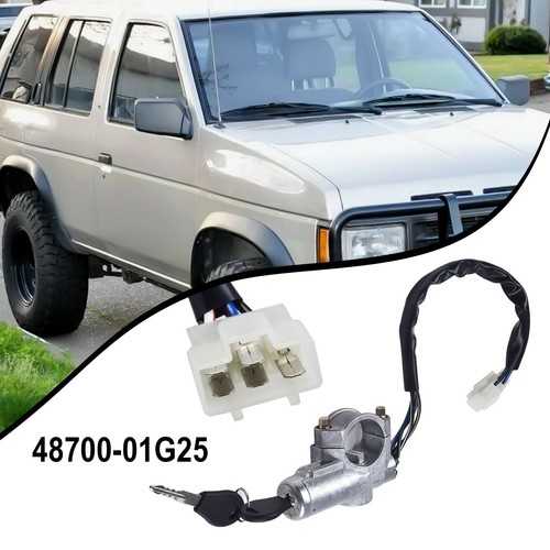 Ignition-Switch W/ Lock Cylinder For Nissan 86-94 D21 95-96 Pickup Pathfinder - Picture 4 of 13
