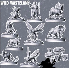 Fallout: Wasteland Warfare - Creatures - Sting Wings Proxy Models
