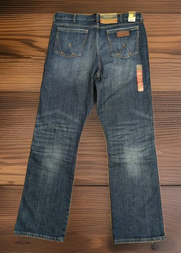 Wrangler Retro Jeans 38x34 Blue Denim Relaxed Boot Cowboy Rodeo Dark 10WRT20JH - Bild 2 von 18
