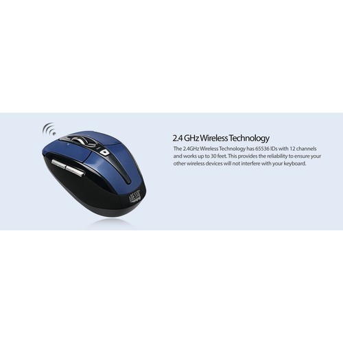 Adesso iMouse S60L - 2.4 GHz Wireless Programmable Nano Mouse (IMOUSES60L) - Picture 4 of 10