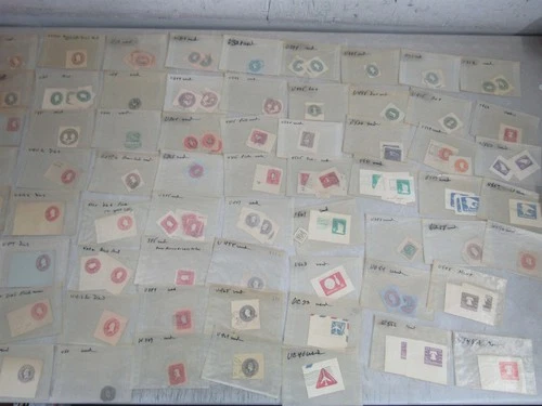 Nystamps US back book many old stamp cut square collection a4nl