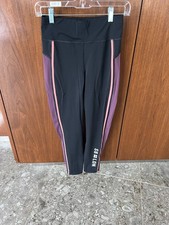 Sweaty Betty London The Zero Gravity Legging Black Purple Tight Fit Size:Small