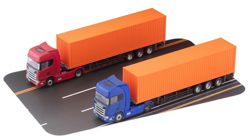 TOMYTEC 330905 TOMYTECH THE TRAILER COLLECTION TRECOLE Scanner Set A Diorama | Zustand: Nuevo