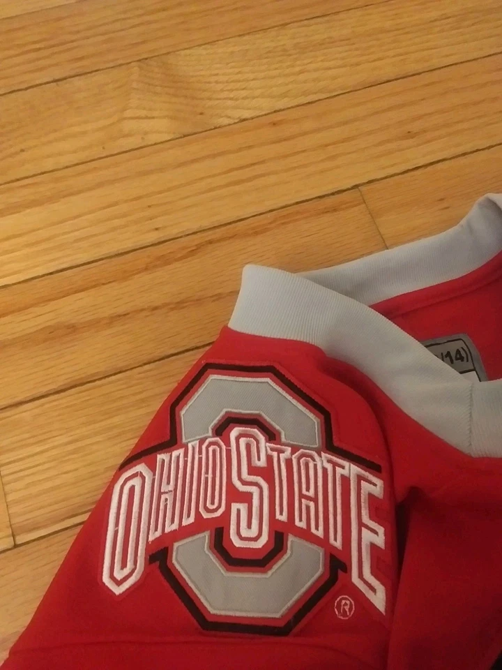 Camiseta deportiva de hockey juvenil del equipo Nike de los Ohio State Buckeyes de la NCAA talla M (12/14) Foto 4 de 4