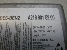 Mercedes CLS C218 2189015200 Steuerger&auml;t Airbag 642854 4-Matic Allrad BJ2011