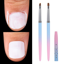 Nail Art Clean up Brushes,Nail Brushes for Cleaning Polish Mistakes on the Cutic