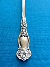 Orange Blossom - 8" Pickle / Oyster Olive Fork 1910 Silverplate Wm Rogers Clean