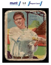 1934 NATIONAL CHICLE DIAMOND STARS STEVE O'NEILL 87 MCG 2 R327 CLEVELAND INDIANS