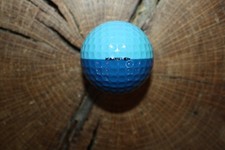 VINTAGE BLUE AND PALE BLUE PING GOLF BALL