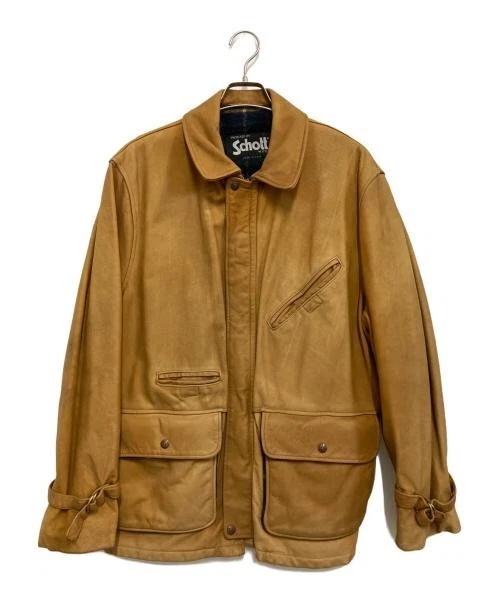 Schott NYC 327 gamuza chaqueta de bombardero marrón 42
