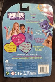 New Fingerlings Baby Dragon Luna Interactive Toy Wow Wee 40+ Sounds Rare