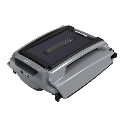 Betta SE Plus - Solar-Powered Robotic Pool Skimmer with 24/7 Continuous Gray