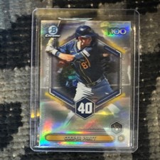 2026 Bowman Chrome Cooper Pratt Top 100 Insert Btp-40 Milwaukee Brewers