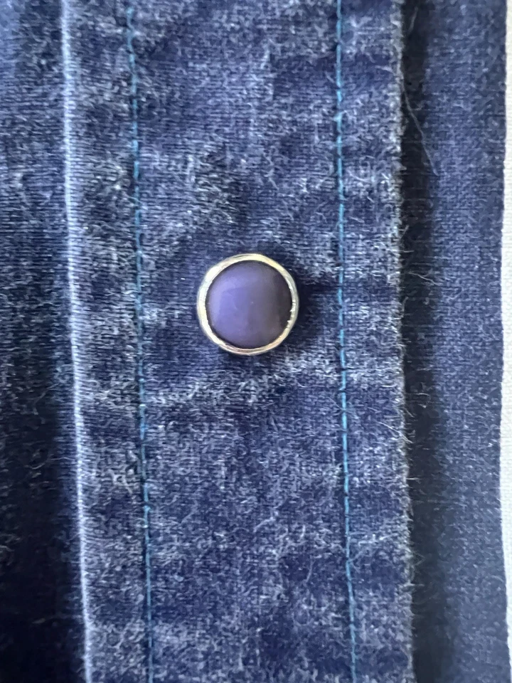 Men’s Vintage Wrangler Brushpopper Shirt Size Medium - Image 4 of 4