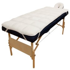 Body Linen Abundance Deluxe Quilted Fleece Massage Table Pad Set Face Cradle Cov