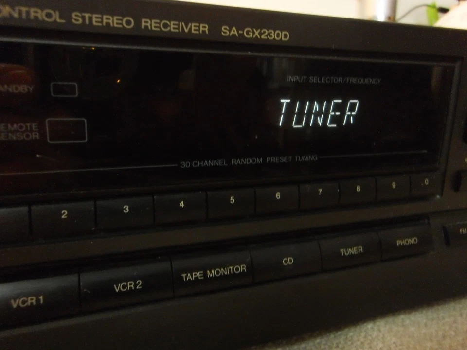 TECHNICS SA_GX 230D, 260 W, Stereo + AV RECEIVER- VERSTÄRKER, Funk. - Defekt!/69 - Bild 3 von 4