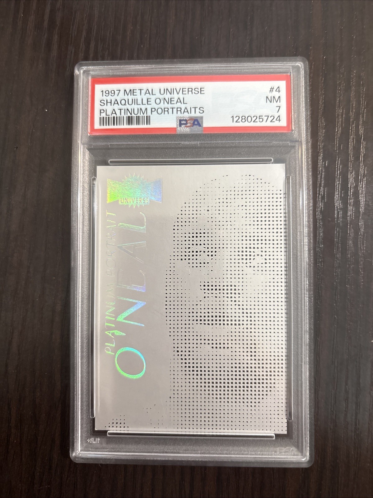 1997-98 Metal Universe - Platinum Portrait Shaquille O'Neal #4 PP