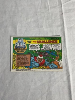 1984 Tonka GoBots Book 1 The Challenge, Cookie Crisp Promo Mini Comic