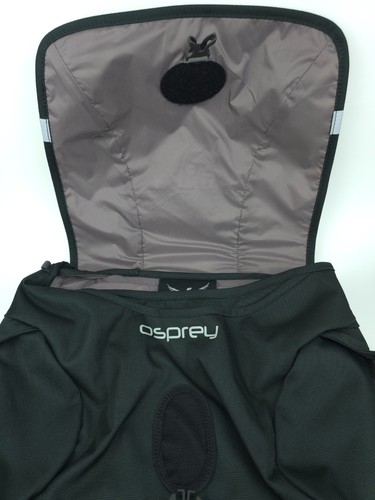 Osprey Flap Mini BLK Backwoods Flap Jill Shoulder Courier Outdoor Messenger Bag - Picture 9 of 11