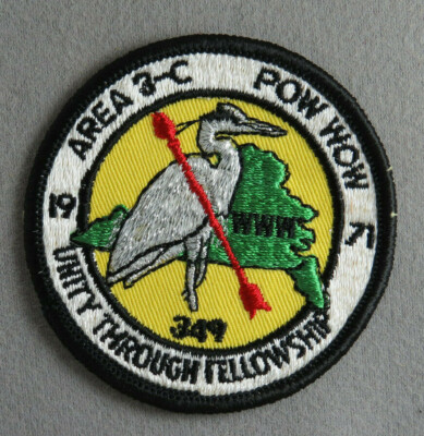 OA 1971 Virginia Area III-C 3C Pow Wow Blue Heron 349 Patch [Q2150]