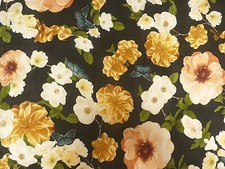 Echo Multi-Color Peonies  Other Garden Floral Design 100 Luxurious Silk Scarf 
