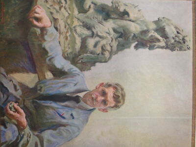 VINTAGE PORTRAIT FREDERICK MACMONNIESCOLOR PRINT James Montgomery Flagg 1927