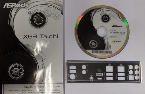 ASRock X99 Taichi - Handbuch - Blende - Treiber CD   #156927