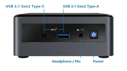 Intel NUC 32GB,500GB Storage, Intel i7-10710U CPU@ 4.70GHz Max Turbo,Ready to Go - Picture 3 of 9