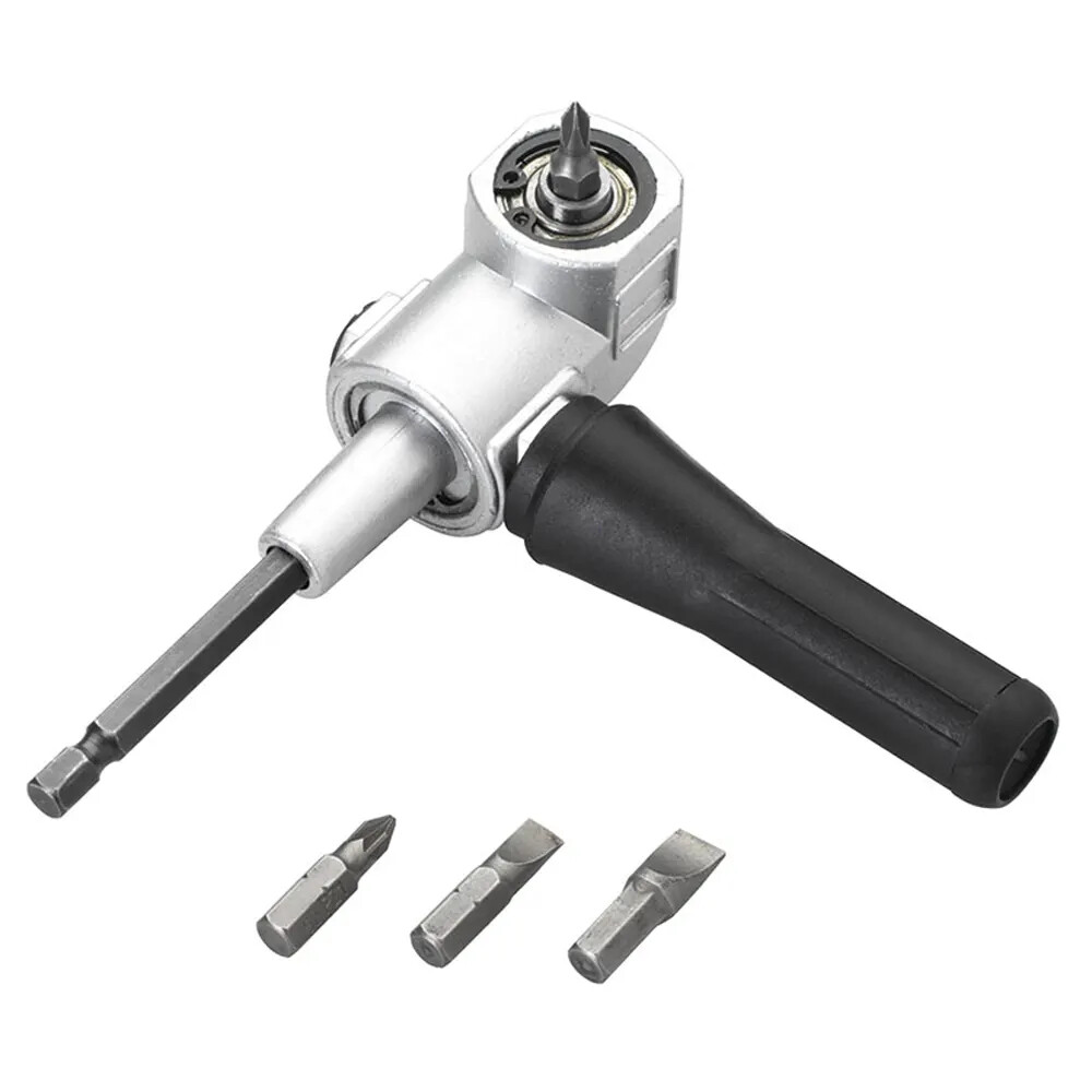 Porta inserti 1/4 ad angolo 90° FERVI 0888 per avvitatore