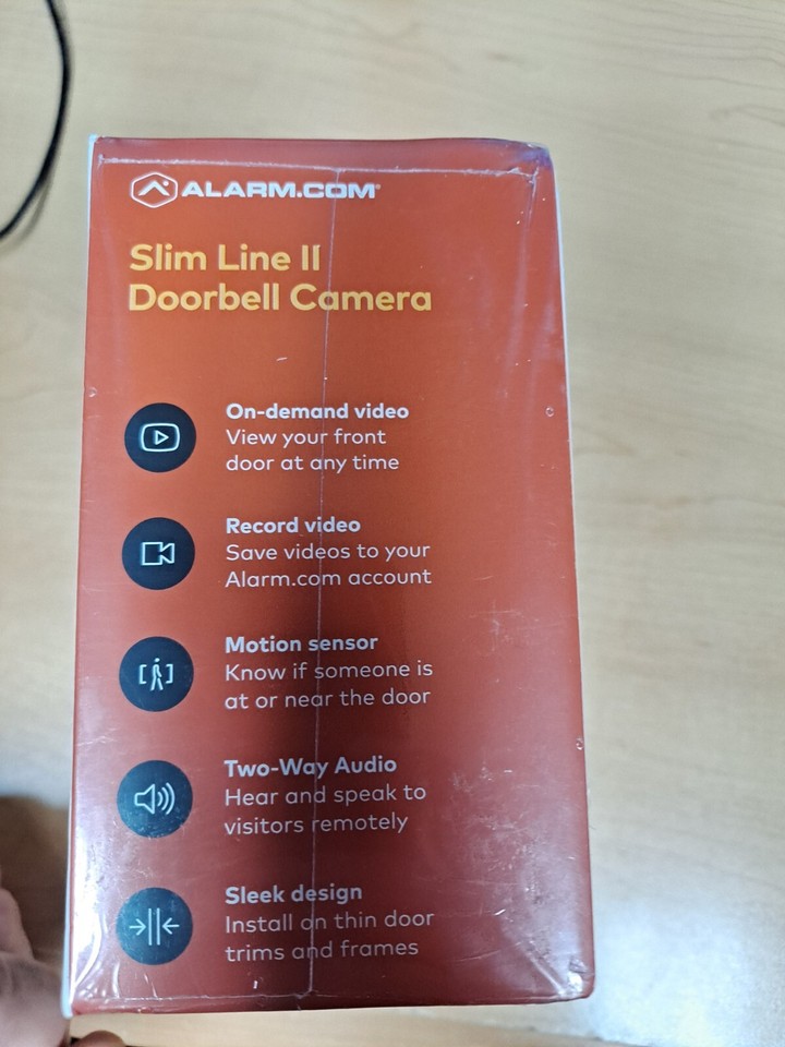 Alarm.com Skybell Slim Line II Doorbell Camera (Bronze) Wifi ADC ...