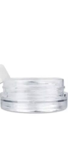 25pc 1 Gram Glass Concentrate Container w/Screwable Black Lid - Picture 3 of 3