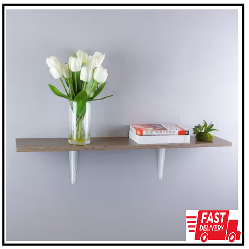10 in. x 12 in. White Shelf Bracket - 第 2/3 張圖片