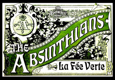 -A3 - Absintians La Fee Verte - Retro Vintage Alkohol Bar Pub Wandposter #34