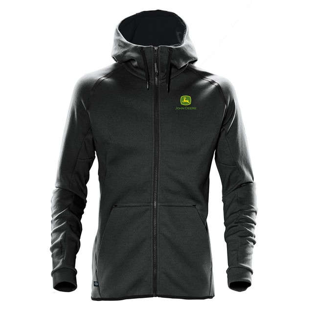 John Deere Black StormTech Reflect Full Zip Hoodie eBay