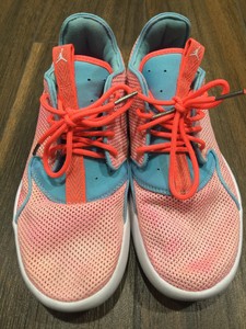 orange kids tennis shoes