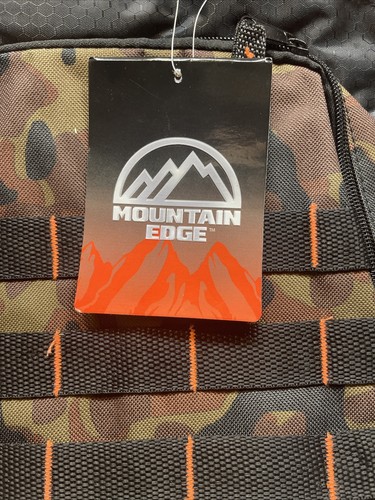 Mountain Edge Black And Brown CamouflageBackpack School Book Bag - 第 2/6 張圖片