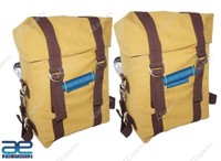 AEspares Pannier Taschen 2Er Set Yellow Royal Enfield Classic 350Cc 500Cc Gec