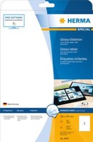 Herma Hochglanz-Etiketten Special, 210 X 297 Mm, Weiá