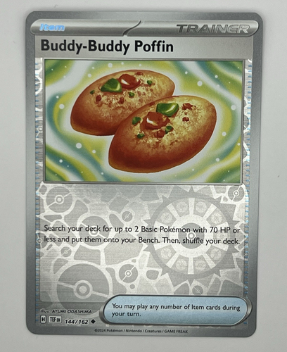 Buddy-Buddy Poffin 144/162 Sv05: Temporal Forces Reverse Holo TCG NM - Picture 1 of 2