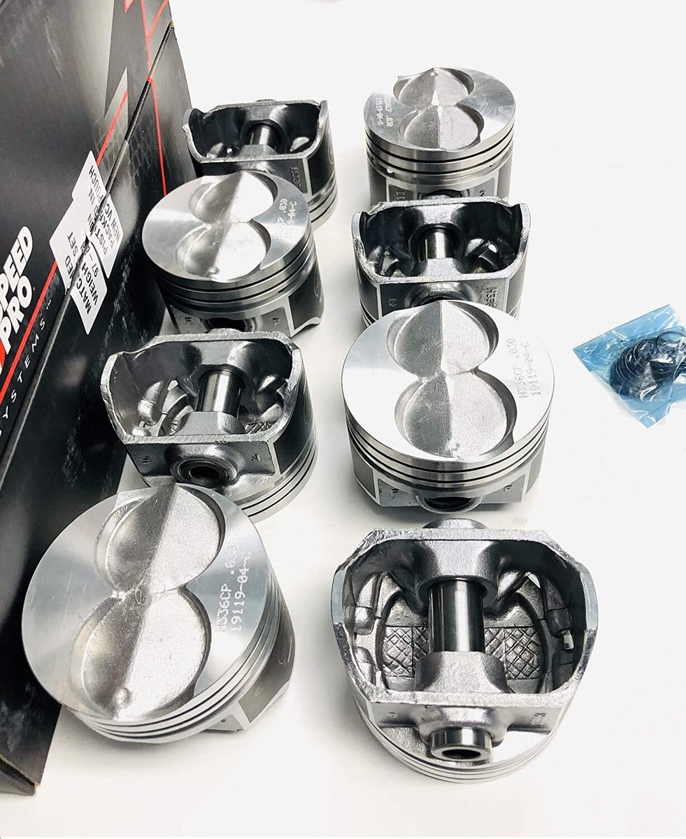 SPEED PRO Ford Mercury 351C .030 Forged Coated Skirt Flat Top Pistons