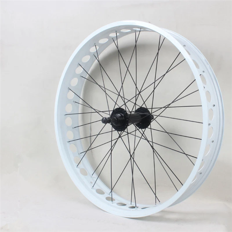 20/24/26X4.0 Inch Beach Snow Bike Front/Rear Wheels Fat Bicycle Front Wheels 36H - Image 2 of 4