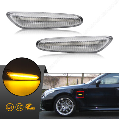 2x Led Seitenblinker Blinker für BMW 3er E46 E60 E61 E81 E82 E87 E83 E90 E91 E92