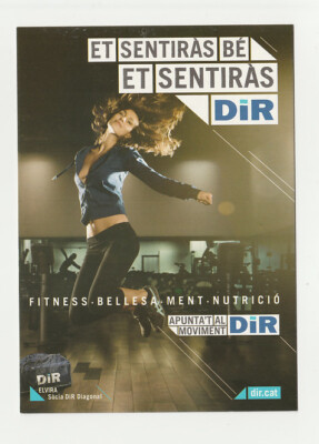 SPANIEN Werbe-AK DIR FITNESS BELLESA MENT NUTRICIO ET SENTIRAS
