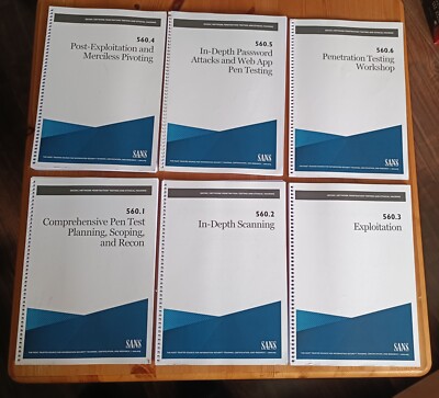 SANS SEC560 GPEN Network Penetration Testing and Ethical Hacking 2018 Kursbücher
