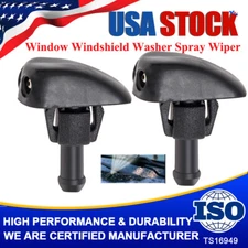 Set of 2 Car Window Windshield Washer Spray Wiper Sprinkler Nozzle Universal Jet