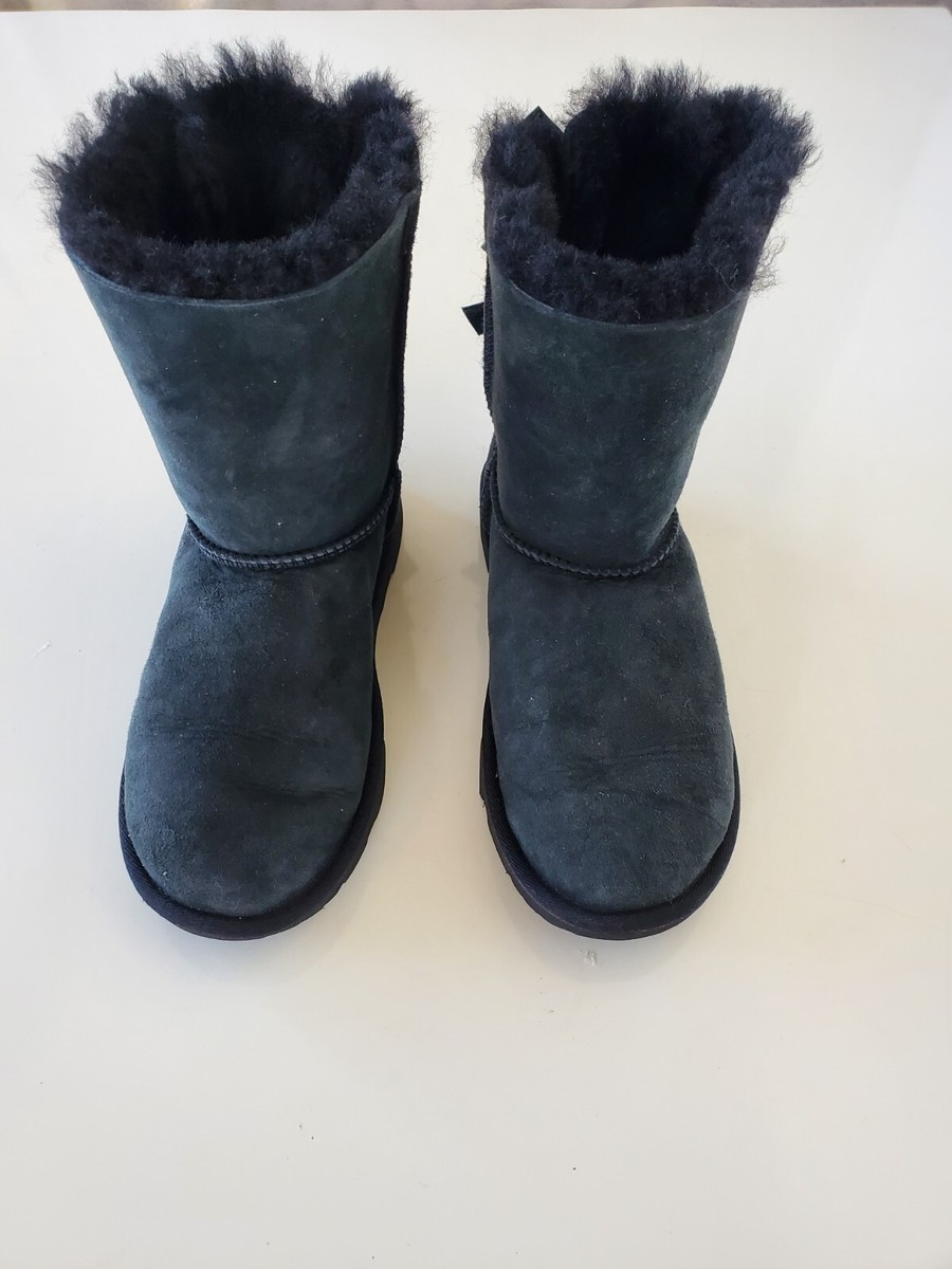 Ugg Boots 1017394k UGG Women's Shoes Bailey Bow Black Suede