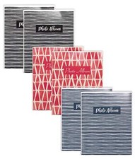 36 Photo Mini Photo Album, 4 x 6 Inch, Pack of 6, Flexible Cover with
