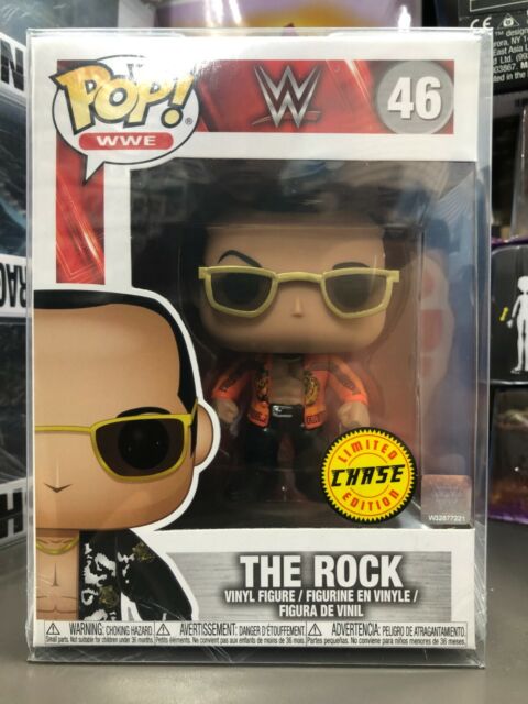 Funko Pop WWE The Rock Old School - Chase Limited Edition Vinyl Figure for sale online | eBay