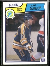 1983-84 O-Pee-Chee - Blake Dunlop #314